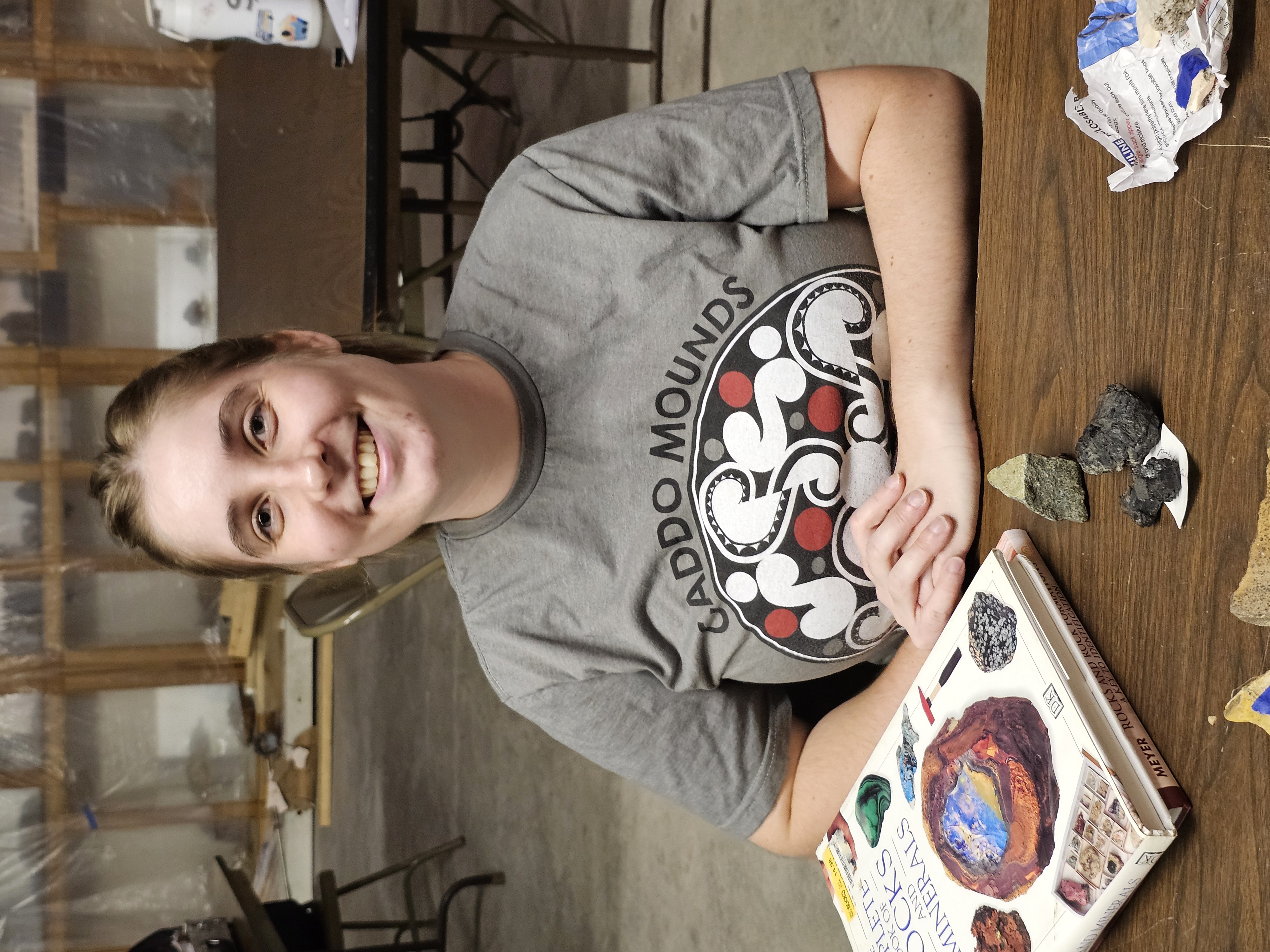 Christina, Fort Worth Gem and Mineral Club member