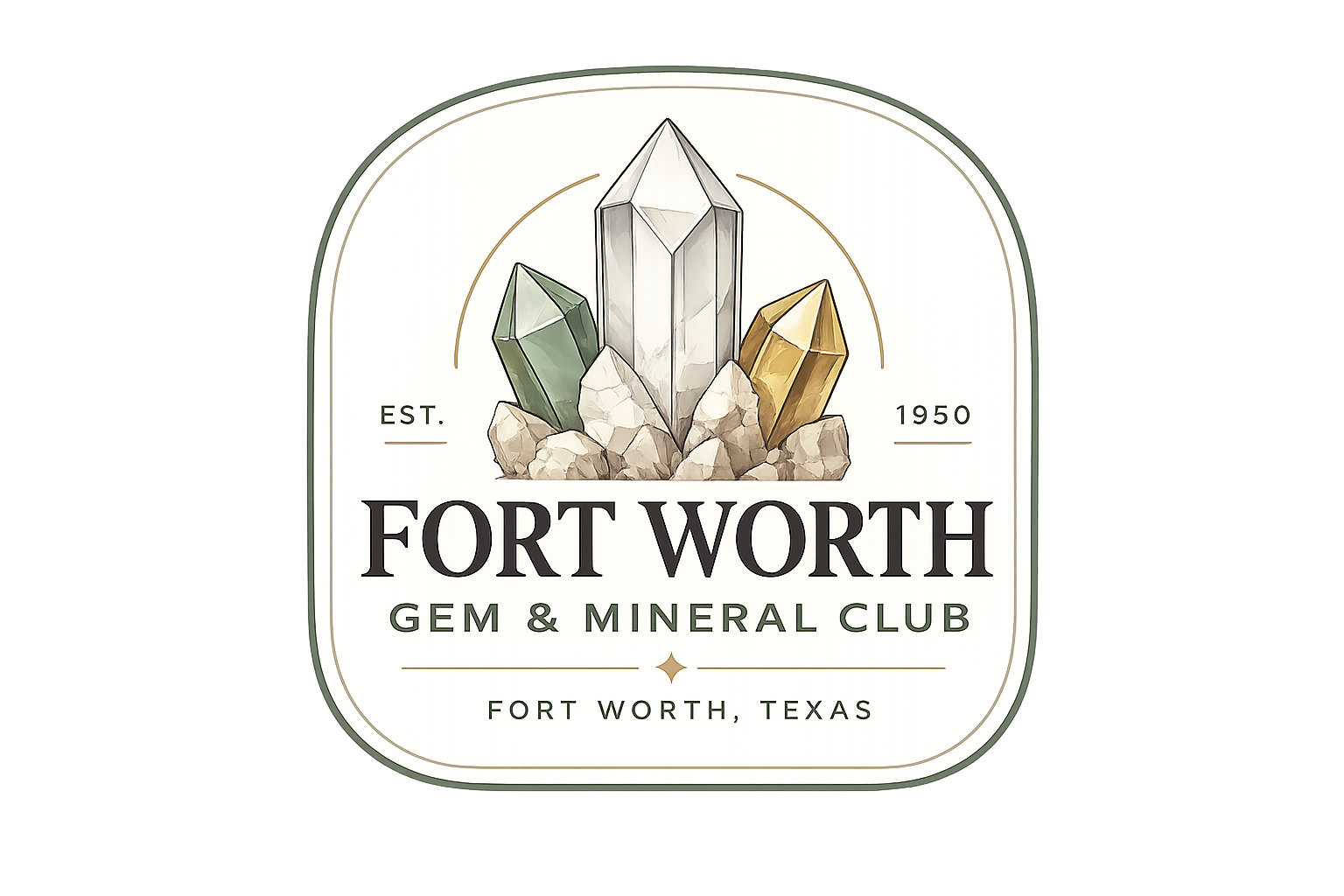 Fort Worth Gem & Mineral Club logo